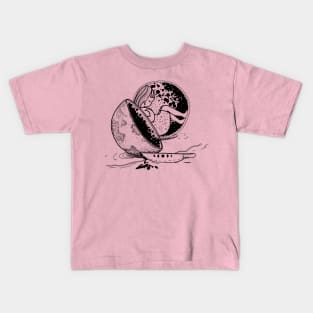 cut open moon Kids T-Shirt